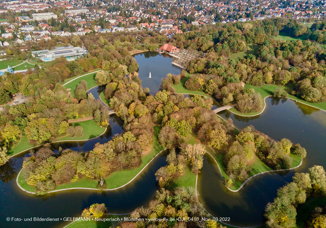 03.11.2022 -  Ostparksee mit Umgebung in Neuperlach